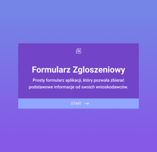 Formularz Zgłoszeniowy W Języku Polskim Form Template