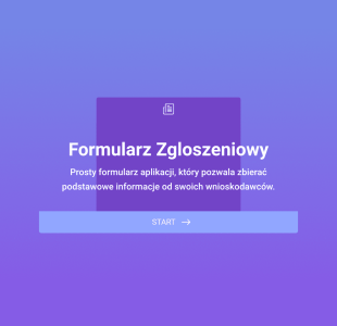 Formularz Zgłoszeniowy W Języku Polskim