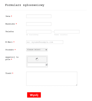 Application Form In Polish Form Template