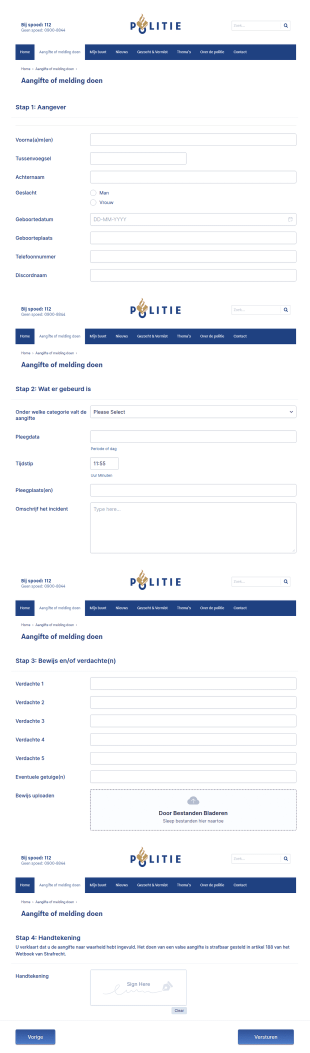 Formulier Politie