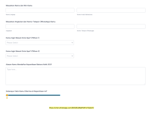 Formulir Kepanitiaan Baksos Ketik 2021 Form Template