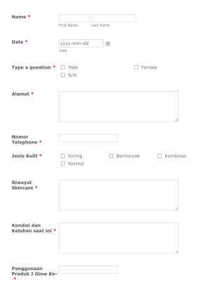 Formulir Konsultasi Pasieun Form Template