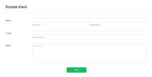 Formulir Kontak Responsif Tema Bawaan