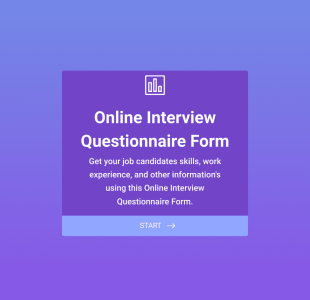 Formulir Kuesioner Wawancara Online