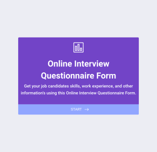 Formulir Kuesioner Wawancara Online