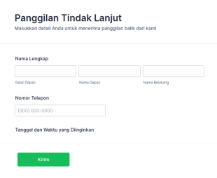 Formulir Panggilan Balik