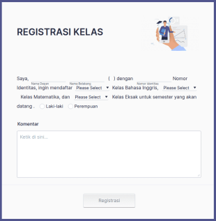 Formulir Pendaftaran Siswa