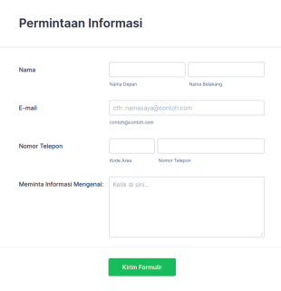 Formulir Permintaan Informasi