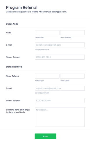 Formulir Program Referral