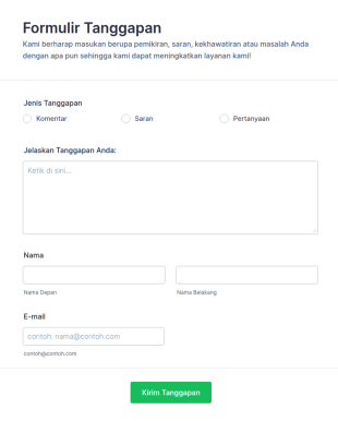 Formulir Umpan Balik