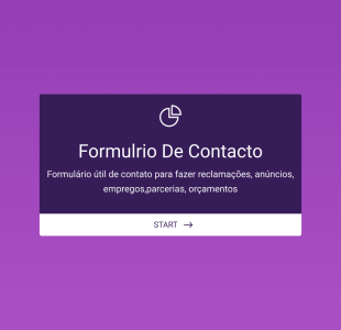 Formulário De Contacto Form Template