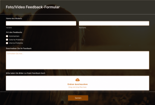 FotoVideo Feedback Formular