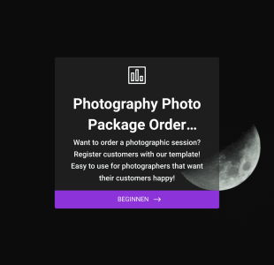 Fotografie Bestellformular Form Template