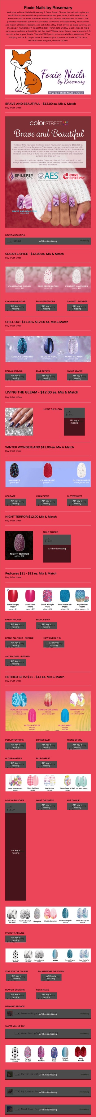 Foxie Nails By Rosemary Order Form Template