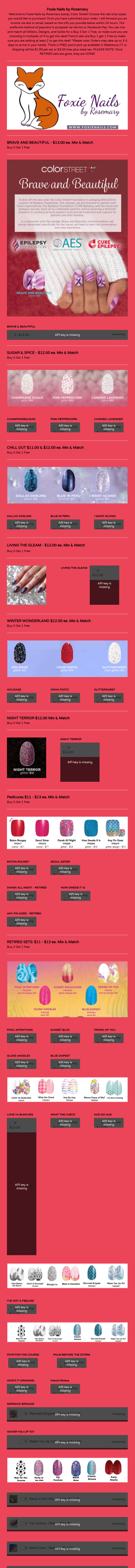 Foxie Nails By Rosemary Order Form Template