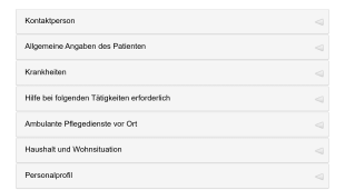 Fragebogen Form Template