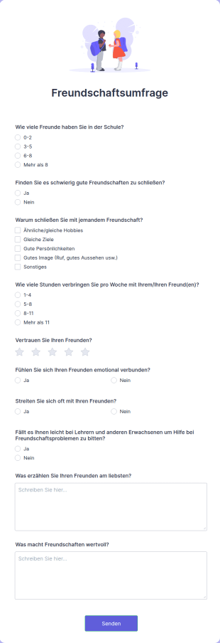 Freundschaftsumfrage