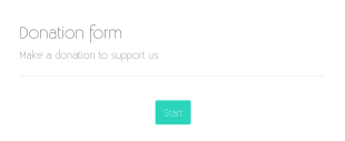Fullscreen Donation Form Template