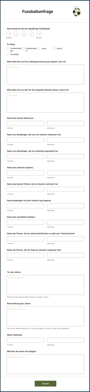 Fussballumfrage