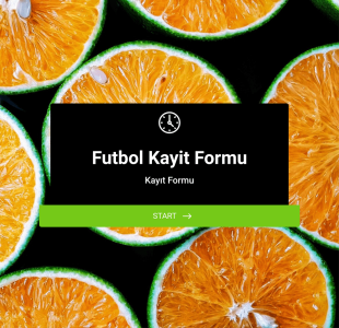 Futbol Kayıt Form Şablonu