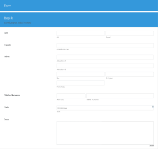 Garimenkul Bilgi Talep Form Şablonu
