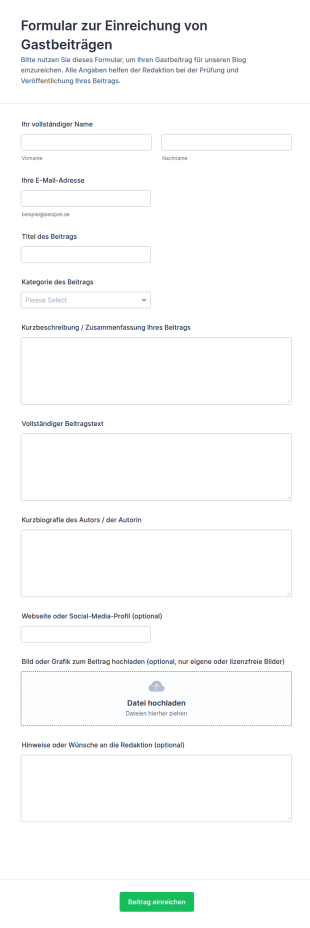 Gastbeitrag Formular