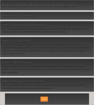 Gençlik Kampı Kayıt Form Şablonu