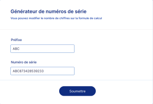 Modèle De Générateur De Numéros De Série Gratuit