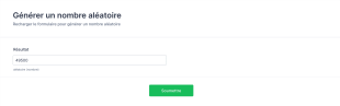 Générer Un Nombre Aléatoire Form Template