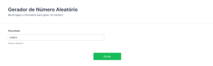 Gerador De Número Aleatório Form Template