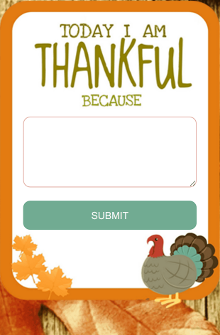 Give Thanks Form 3 Form Template