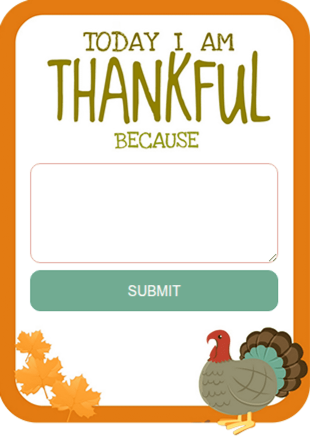 Give Thanks Form 3
