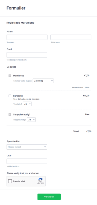 Go Submission Form