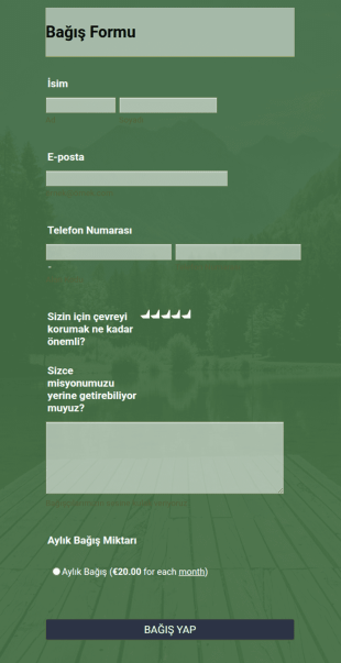 GoCardless Bağış Form Şablonu
