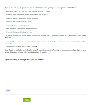 Graphic Submission Form Template