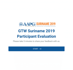 GTW Suriname 2019 Participant Evaluation Form Template
