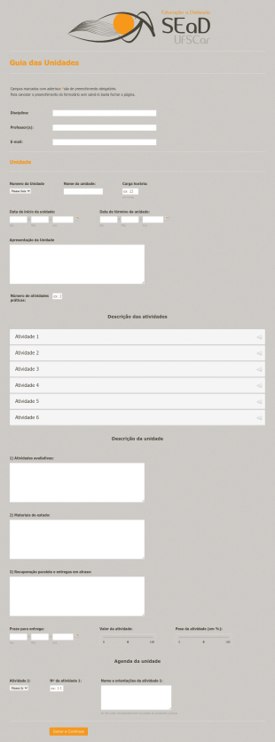 Guia Das Unidades EAD