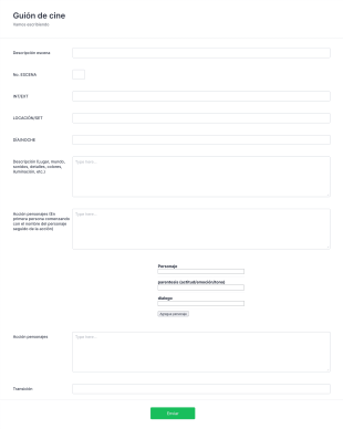 Guión De Cine