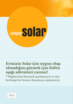 Güneş Sistemi Uygunluk Değerlendirme Talep Form Şablonu