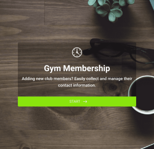 Gym Membership Form Template