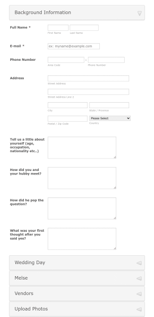Habeshabrides Feature Form Template