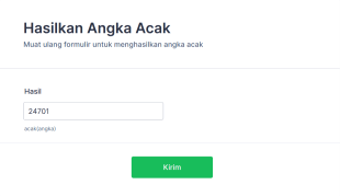 Hasilkan Angka Acak Form Template