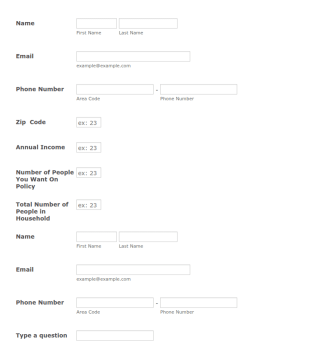 Health Insurance 2020 Form Template