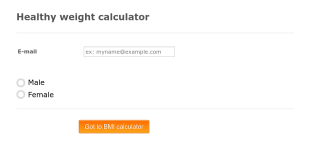 Healthy Weight Calculator 3 Form Template