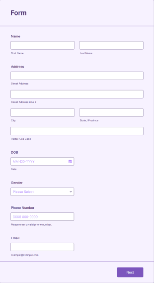HFH Tenant App Form Template