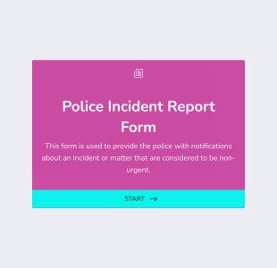 無料の被害届フォームテンプレート Form Template