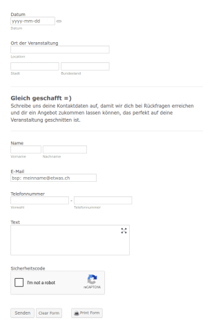 Hochzeitsband/Jazzband Vorlage