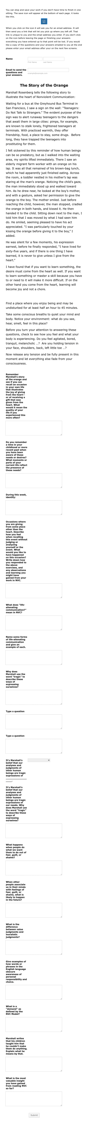 Homework Exercises Template Form Template