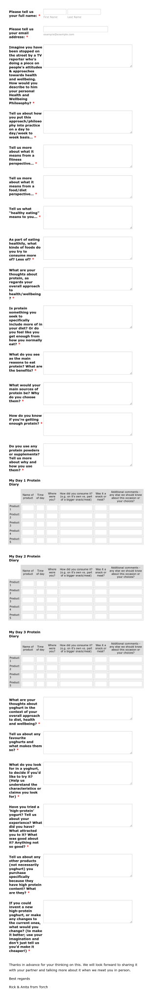 Homework Template LR Form Template