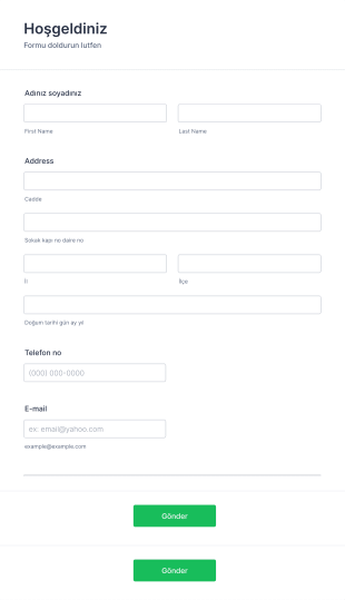 Homm Bitkisel Form Template